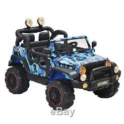 12V Kids Powered Ride on Toys Car Remote Control Electric Wheel Jeep 3 Speeds