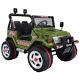 12v Kids Raptor Jeep Wrangler Truck Rc Ride On Car With Double Motor & Battery Mp3
