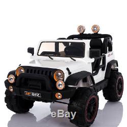 12V Kids Ride Cars Battery Power Wheels Electric Remote Control USB MP3/2 Speed