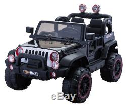 12V Kids Ride Cars Remote Control Electric Battery Power Wheels USB MP3/2 Speed