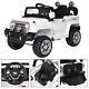 12v Kids Ride On Car Battery Power Wheels Jeep Truck Remote Control With Mp3 White