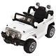 12v Kids Ride On Car Battery Power Wheels Truck Remote Control With Mp3 White
