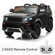 12v Kids Ride On Car Battery-powered Truck With Remote Control, Mp3, Light Black