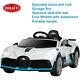 12v Kids Ride On Car Electric Bugatti Divo Cars With Rc Safety Lock Music Horn