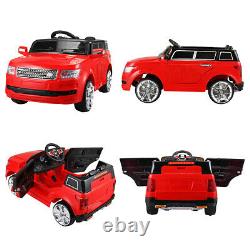 12V Kids Ride On Car MP3 Truck Remote Control Battery Wheels With LED Lights Red