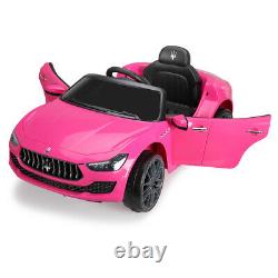 12V Kids Ride On Car Maserati Rechargeable Battery Electric Toy WithRemote Control