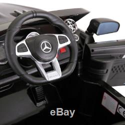 12V Kids Ride On Car Mercedes Benz License MP3 Remote Control Black