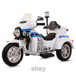 12V Kids Ride On Car Motorcycle Battery Powered 3 Wheel Electric Trike Tricycle
