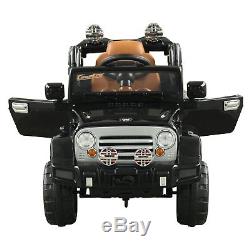 12V Kids Ride On Car Remote Control Jeep Electric Toys MP3 Music Led Light