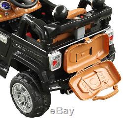 12V Kids Ride On Car Remote Control Jeep Electric Toys MP3 Music Led Light