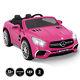 12v Kids Ride On Car Toy Double Seat Licensed Mercedes Withremote Mp3 & Light Pink