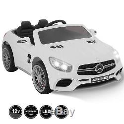 12V Kids Ride On Car Toy Double Seat SL65 Licensed Mercedes WithRemote MP3 & Light