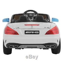12V Kids Ride On Car Toy Double Seat SL65 Licensed Mercedes WithRemote MP3 & Light