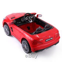 12V Kids Ride On Mercedes Benz Electric Car Remote Control Licensed MP3 RC Red