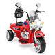 12v Kids Ride-on Motorcycle Chopper With Built-in Music, Mp3 Plug-in (red)