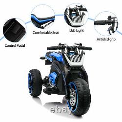 12V Kids Ride On Motorcycle Three-wheeled Electric Toy Bike Car with Mp3 Horns
