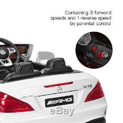 12V Kids Ride On Toy Car Licensed Mercedes-Benz RC Remote Control Radio & MP3