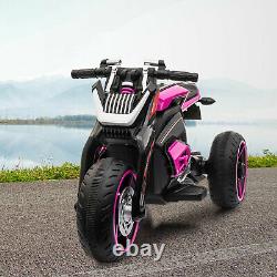 12V Kids Ride On Toy Motorcycle Three-wheeled Electric Bike Car with Mp3 Horns