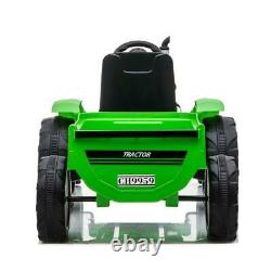 12V Kids Ride On Tractor Car Farm Truck with Trailer 2 In 1 Remote Control GREEN