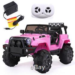 12V Kids Ride On Truck 3 Speed Battery Powered Electric Car with Remote Control