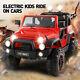 12v Kids Ride On Truck Car Battery Operated 4 Big Wheels Remote Control 3 Speed