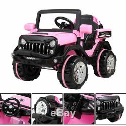 12V Kids Ride On Truck Car Electric Toy SUV Style Remote Control with LED MP3