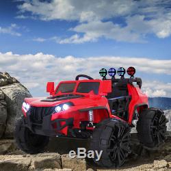 12V Kids Ride On Truck Car SUV RC Remote Control withLED Lights MP3 Christmas Gift