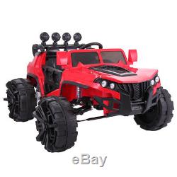 12V Kids Ride On Truck Car SUV RC Remote Control withLED Lights MP3 Christmas Gift