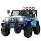 12v Kids Ride On Car Electric Battery Toys Suspension With Remote Control Blue