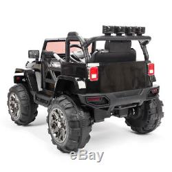 12V Kids Ride on Car Truck Battery 3 Speed Remote Control Jeep Style LED Light