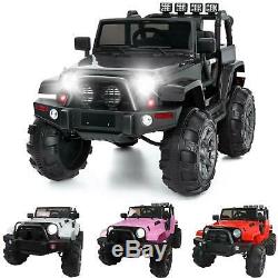 12V Kids Ride on Car Truck Toys Electric 3 Speeds MP3 LED with Remote Control