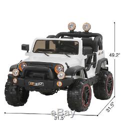 12V Kids Ride on Cars Electric Battery Power Wheels Jeep Toy Car Remote Control