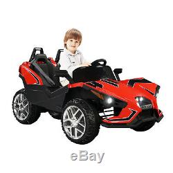 12V Kids Ride on Cars Electric Battery Remote Control Light Truck Music Red