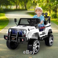 12V Kids Ride on Cars Truck EVA Wheels Remote Control 3 Speed Electric Battery