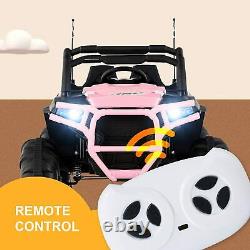 12V Kids Ride on Toys Electric Battery Powered 2Seater Truck Car RC Toy withRemote