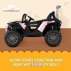 12V Kids Ride on Toys Electric Battery Powered 2Seater Truck Car RC Toy withRemote
