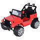 12v Kids Ride On Truck Jeep Car Rc Remote Control With Led Lights Music Mp3 Red
