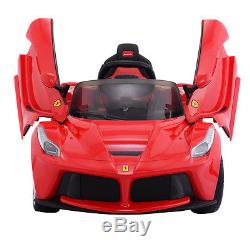 12V LaFerrari Kids Ride On Car Battery Powered RC Remote Control MP3 LED Lights