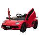 12v Lamborghini Aventador Sv J Kids Electric Ride On Car Withmp3, Aux, Led Red