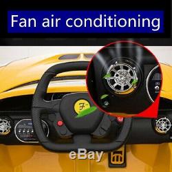 12V Lamborghini Kids Ride on Car Childrens Electric Toy Battery Power MP3 Yellow