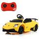 12v Lamborghini Murciealgo Licensed Electric Kids Ride On Car Rc With Led Lights