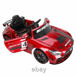 12V Licensed Kids Ride On Car Electric Vehicle withRemote Control Music Horn Red