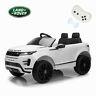 12v Licensed Land Rover Ride On Car With Remote Control Led Lights Bluetooth Mp3