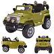 12v Mp3 Battery Power Wheels Jeep Car Truck Remote Kids Ride With Led Lights Green