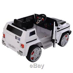 12V MP3 Kids Ride On Car Battery Power Wheels RC Remote Control with LED Lights