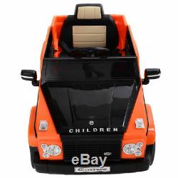 12V MP3 Kids Ride On Car Battery Powered Toy RC Remote Control with LED Lights