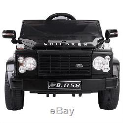 12V MP3 Kids Ride On Car Battery RC Remote Control with LED Lights