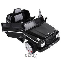 12V MP3 Kids Ride On Car RC Remote Control Battery Power Wheels With LED Lights