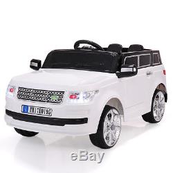 12V MP3 Kids Ride On Truck Car Remote Control Battery Power Wheels WithLED Lights