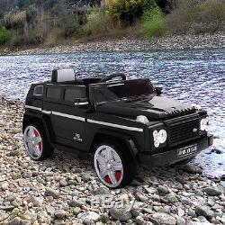 12V MP3 Kids Ride On Truck Car Remote Control Battery Power Wheels WithLED Lights